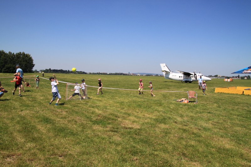 dětský den na letišti v Prostějově