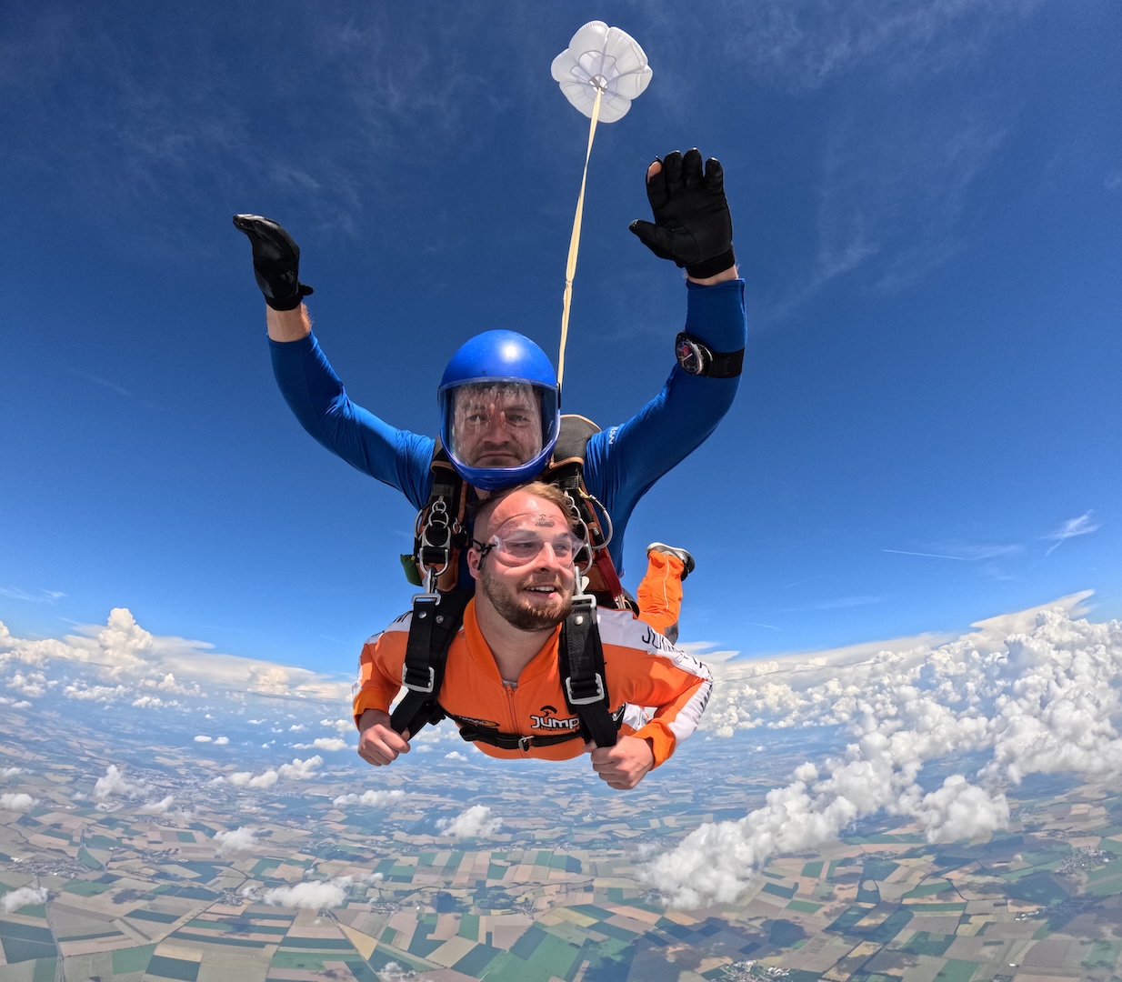 tandemový seskok padákem