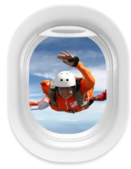 Kurz parašutismu AFF Jump Tandem