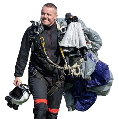 Rigger JUMP-TANDEM - kontrola vybavení